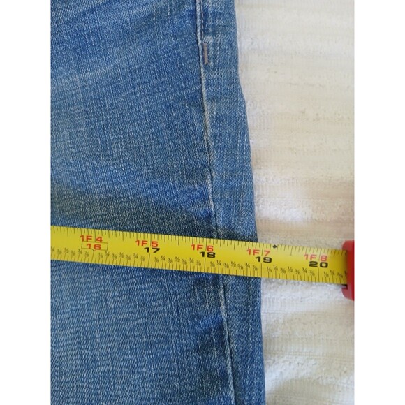 Gap Jeans Womens 8R Blue Flare Limited Edition Medium Wash Stretch Denim Hipster - Picture 9 of 16